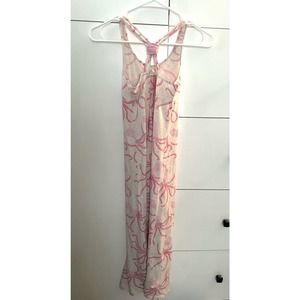 Roxy Girl Octopus Pink Print Maxi Dress